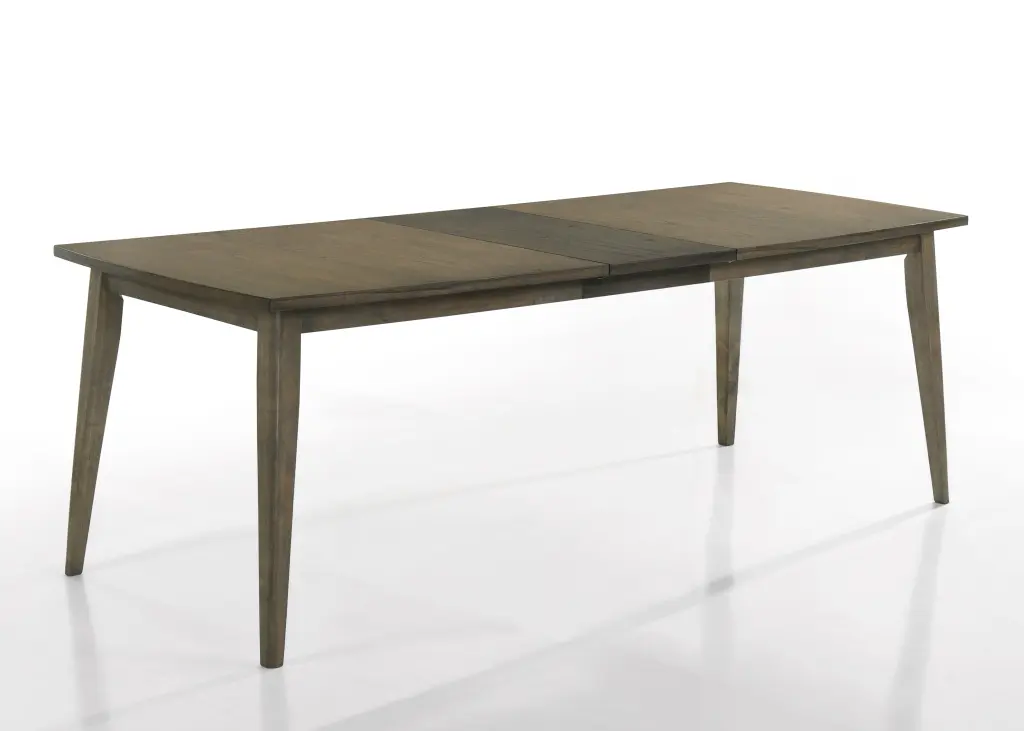Bistro Vintage Walnut 88 Inch Wide Contemporary Rectangle Dining Table lilola home