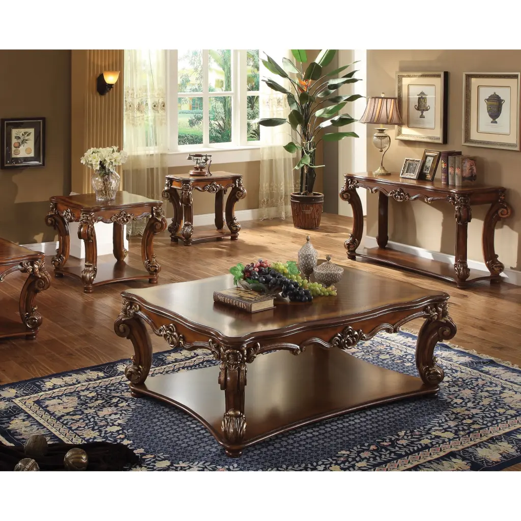 Ergode Rectangular Coffee Table Cherry Finish