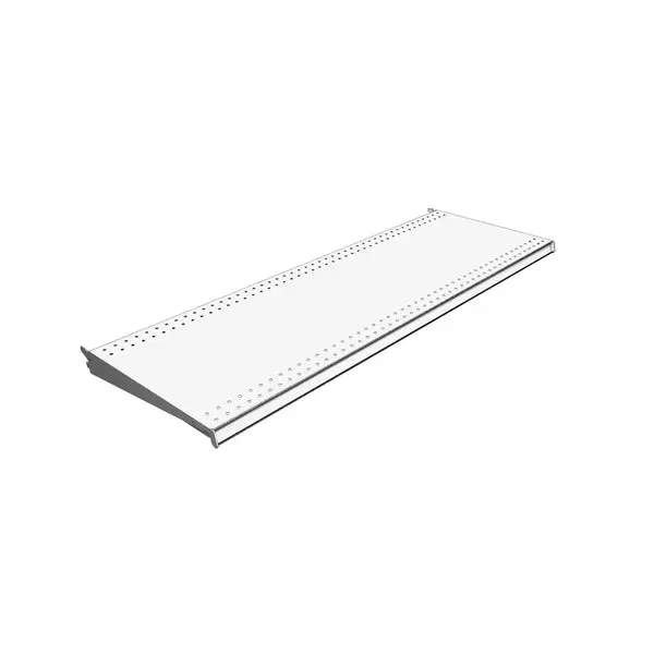 Lozier TL416N SIL 2-Position Tilt- Standard Shelf Silver Retail Displays