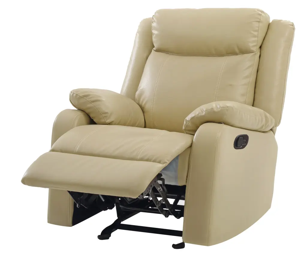 Ward G764A RC Rocker Recliner Putty Tan Foam PU Comfort Chair glory furniture