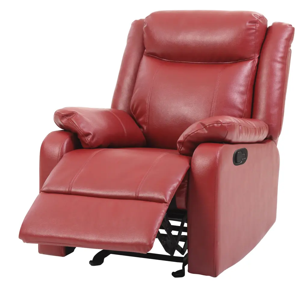 Ward G765A RC Rocker Recliner Red Foam PU glory furniture