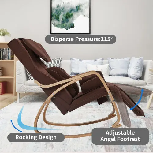 Full Weightage Function Air Pressure Cozy Relax Rocking Chair Lounge Chair civilfurniture