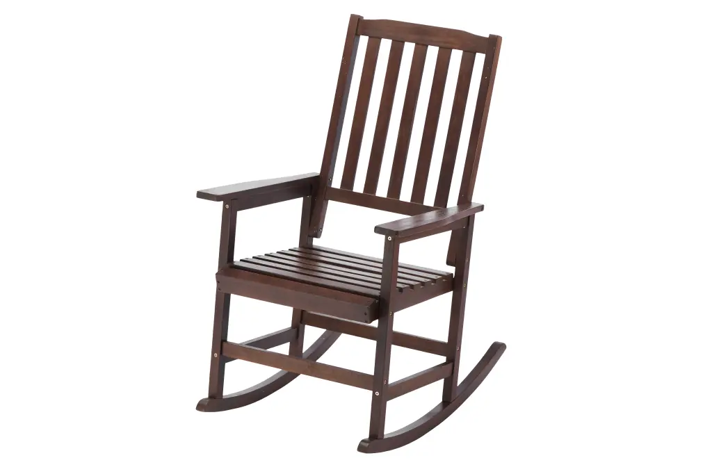 Acacia Indoor Rocking Chair Outdoor Solid Wood Patio Furniture Style joywood
