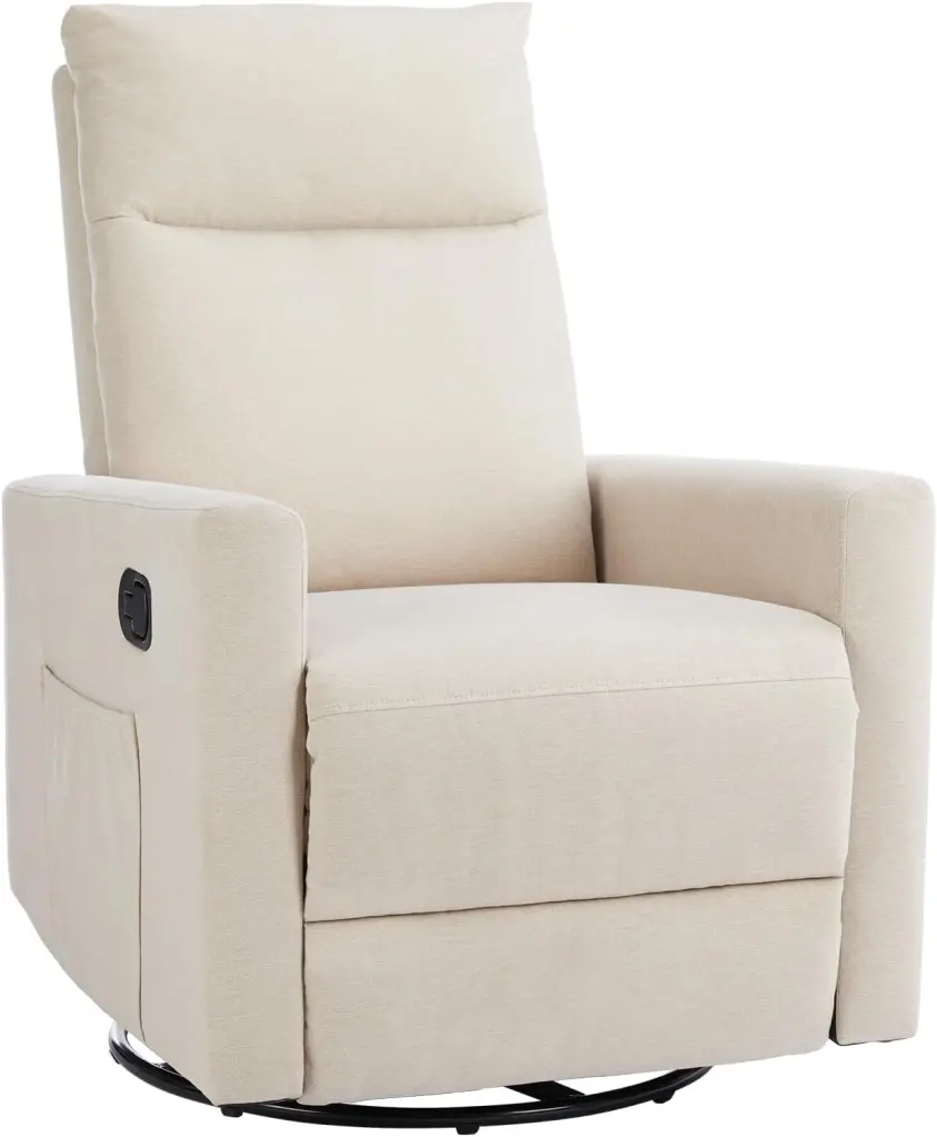 Swivel Rocking Chair 360 Degree Recliner Bedroom Stationery w1134dhs