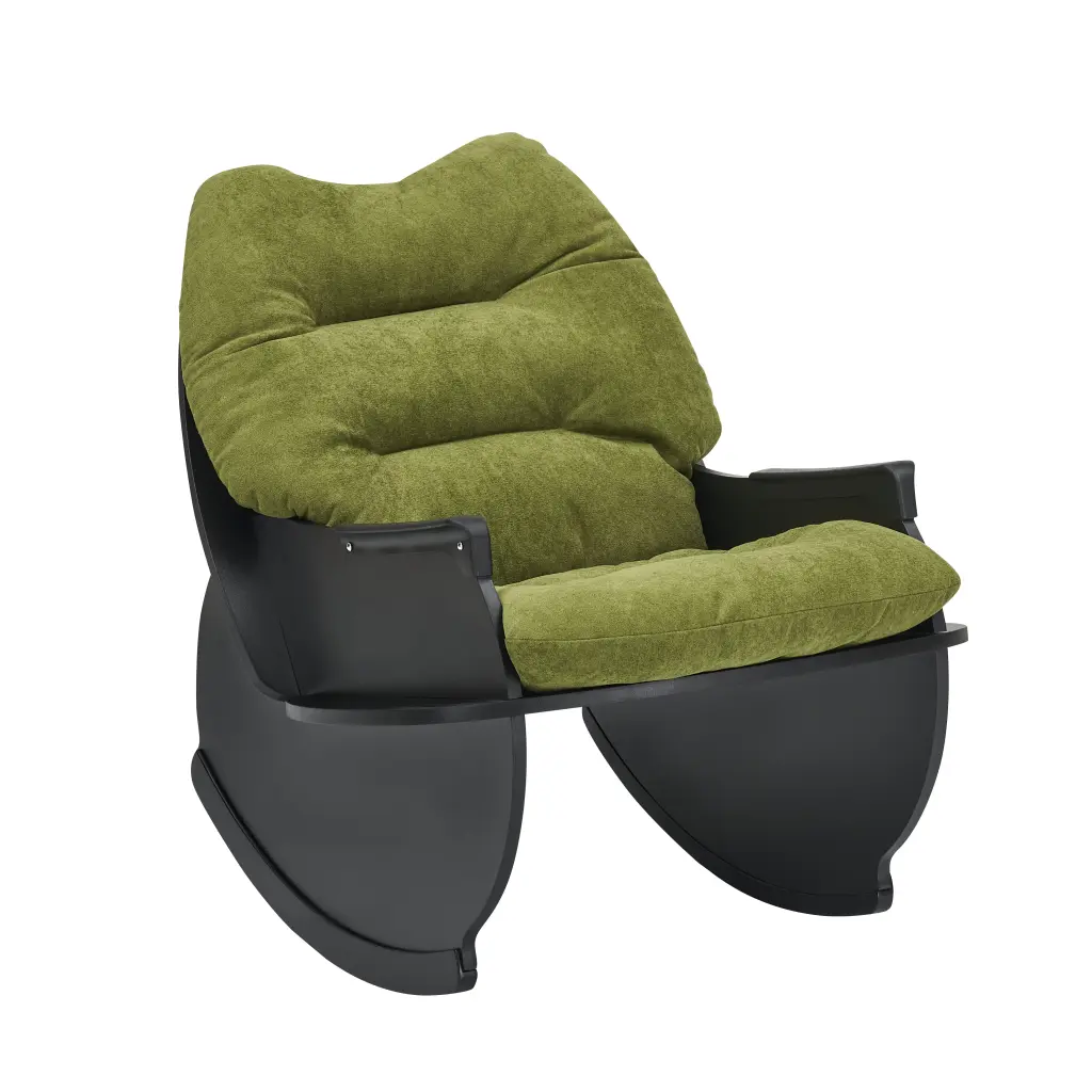 Green Rocking Chair Balcony and Leisure Comfort Elderly ylf fff