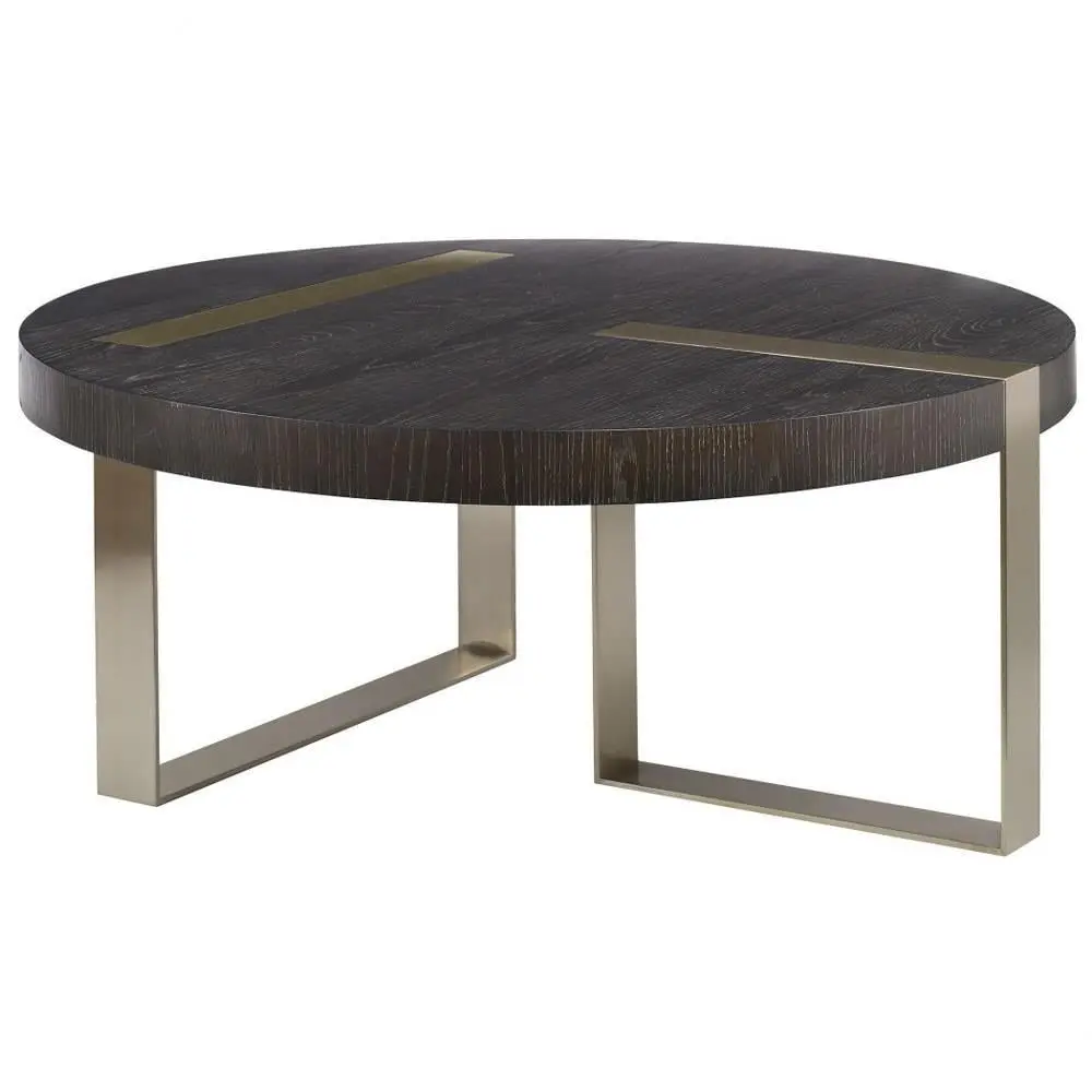 42 Inch Round Coffee Table Bailey Street Home Stylish Living Room Centerpiece