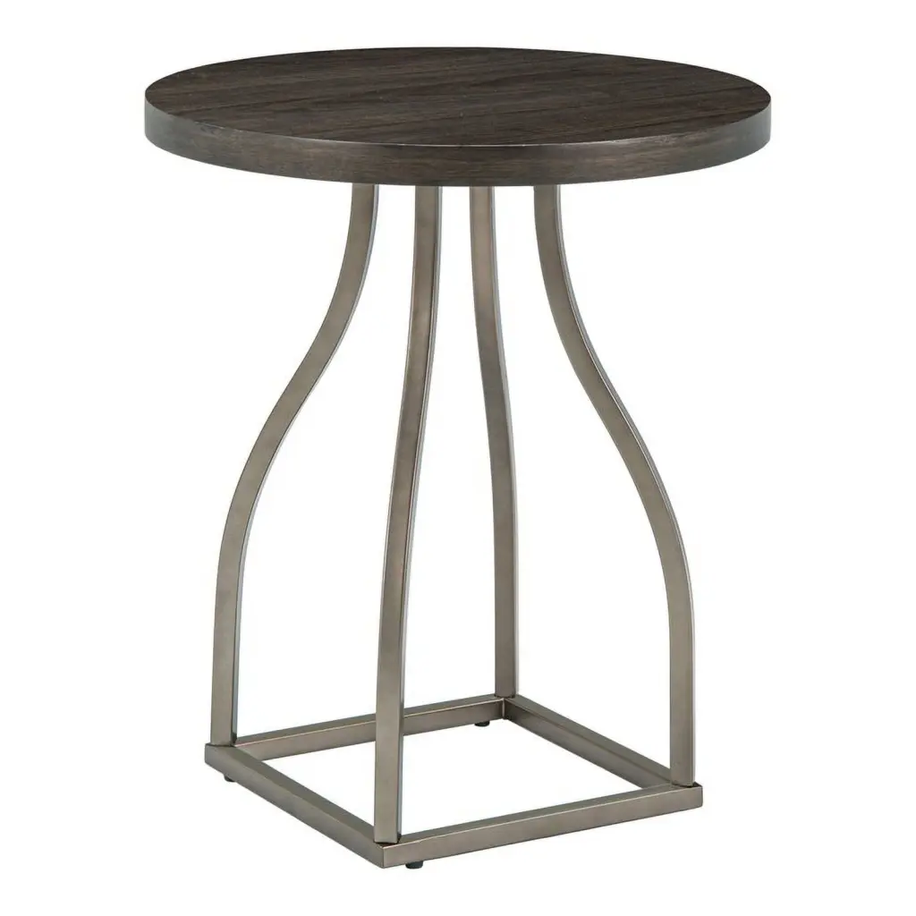 Lane Furniture Bowman Round Walnut Veneer MDF and Veneer Table Umber - 36 Inch Dining Table