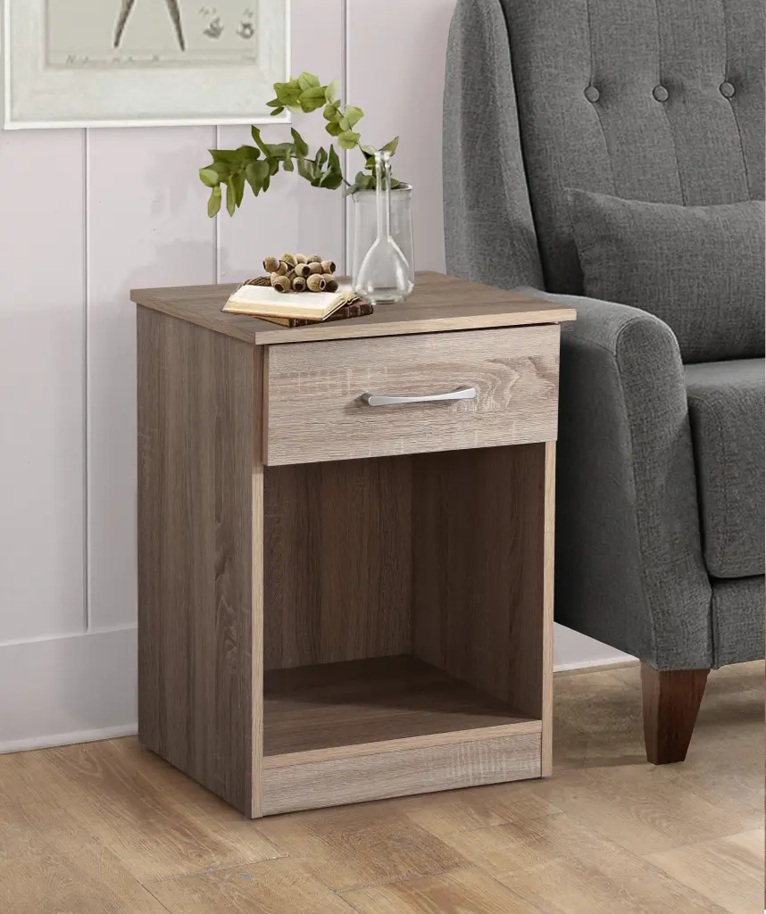 Lindsey G0042 N RTA Nightstand Brown Particle Board Bedroom glory furniture