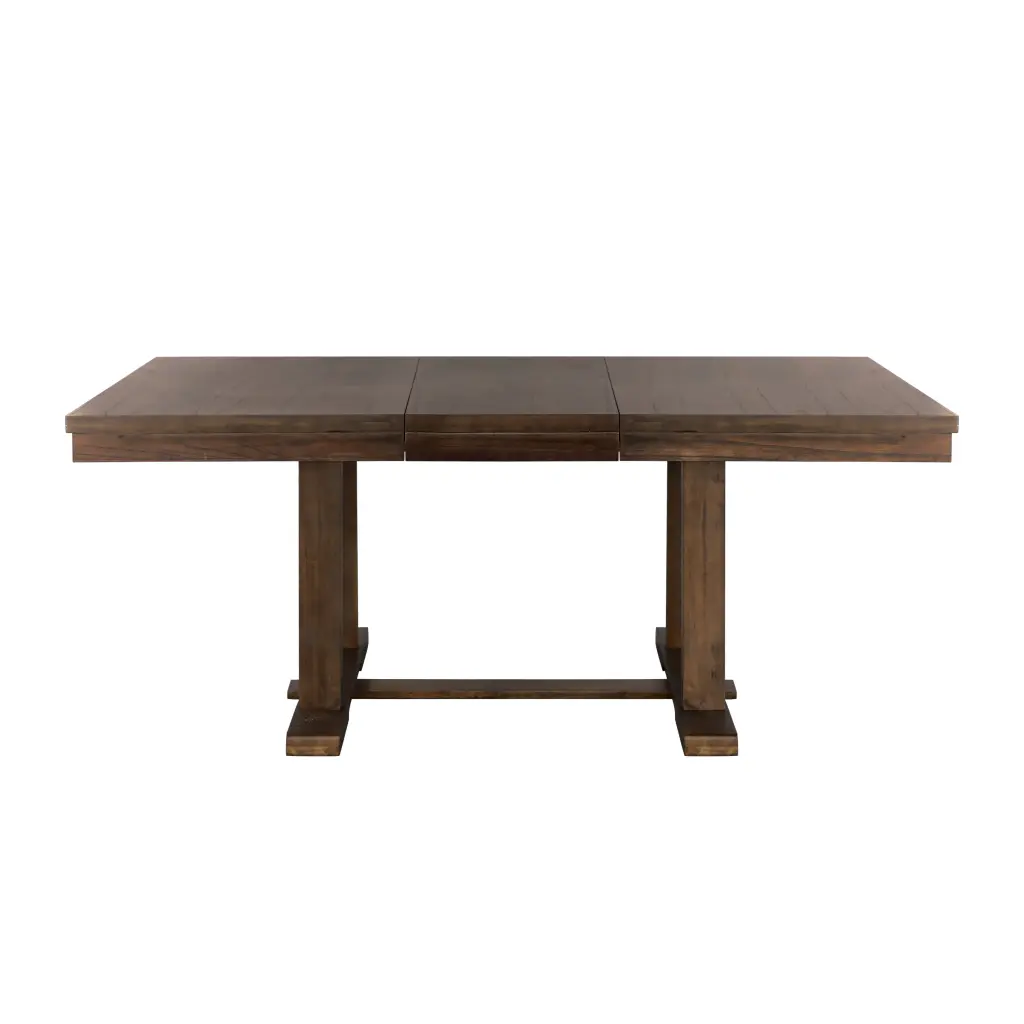 Classic Light Rustic Brown Timber Dining Table Self Storage kanepe
