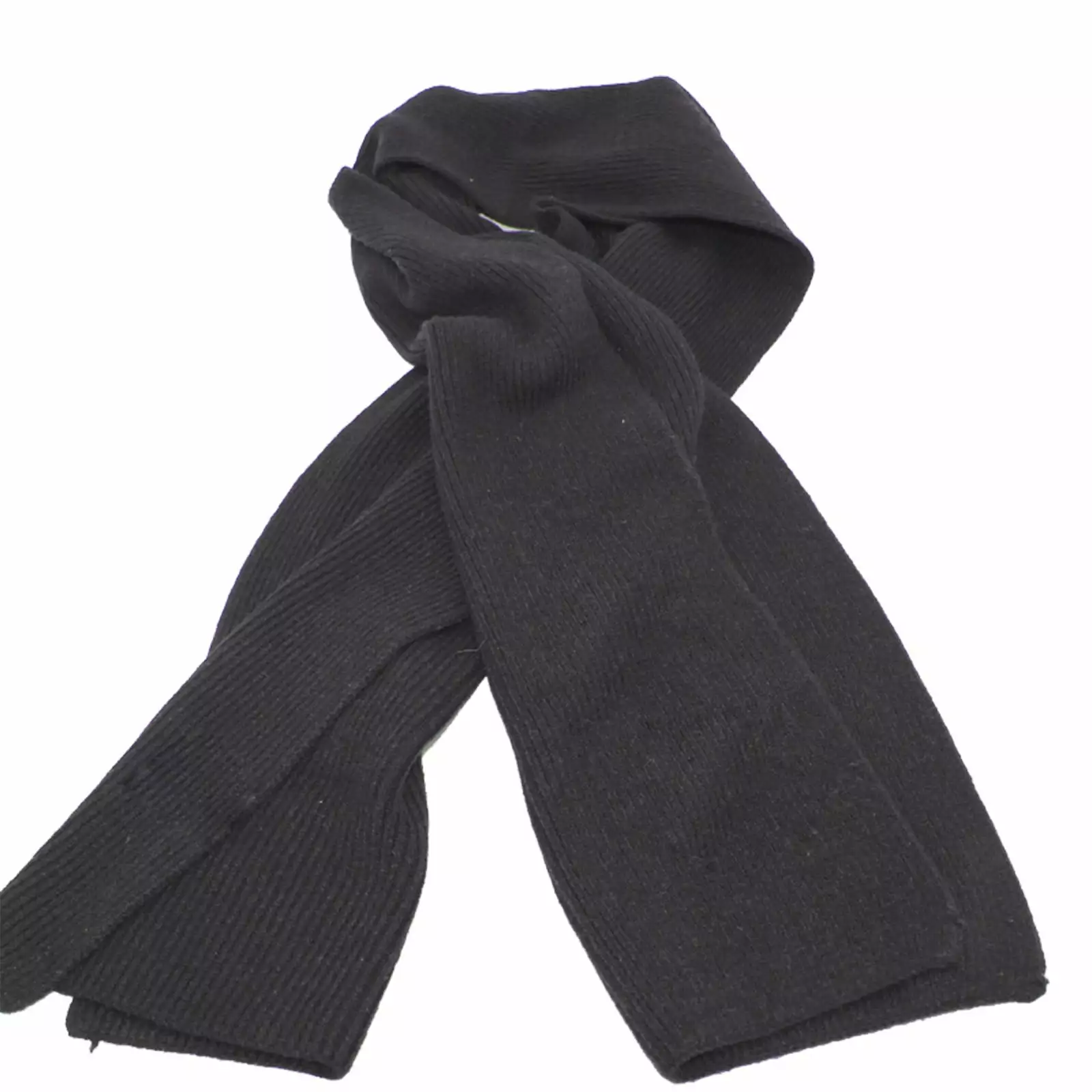 USYFAKGH Knitted Autumn Winter Women's Korean Pure Color Scarf Wool Imitation Scarf