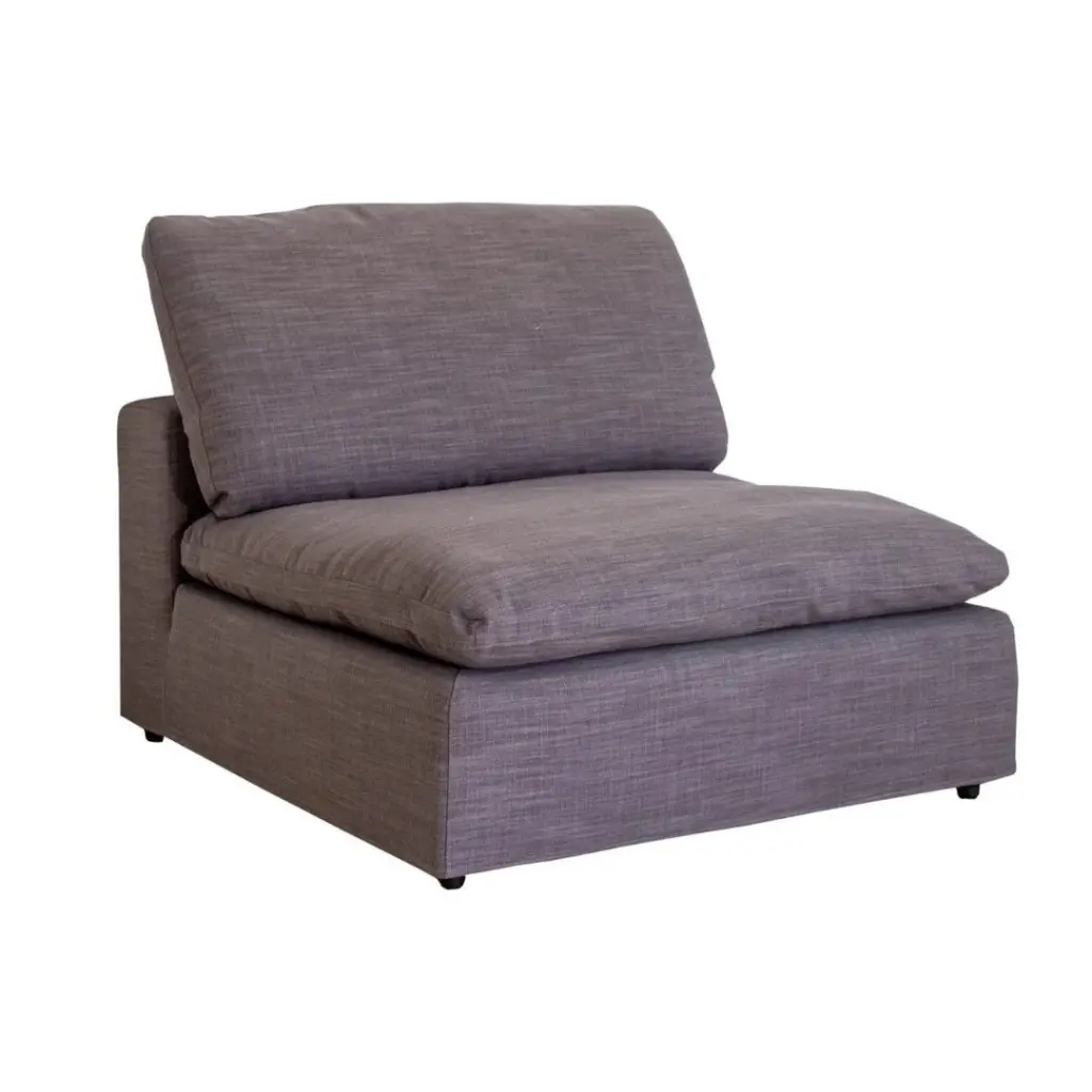 Living Room Modular Armless Sofa Couch 1 Piece Upholstered Sectional kanepe