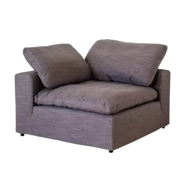 Living Room Modular Corner Wedge Sofa 1 PC Upholstered Comfort kanepe