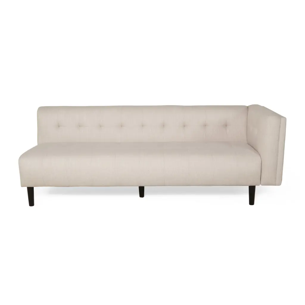 Sectional RHF Sofa Beige Material 3 Seat Living Room Furniture nh-cloudhouse