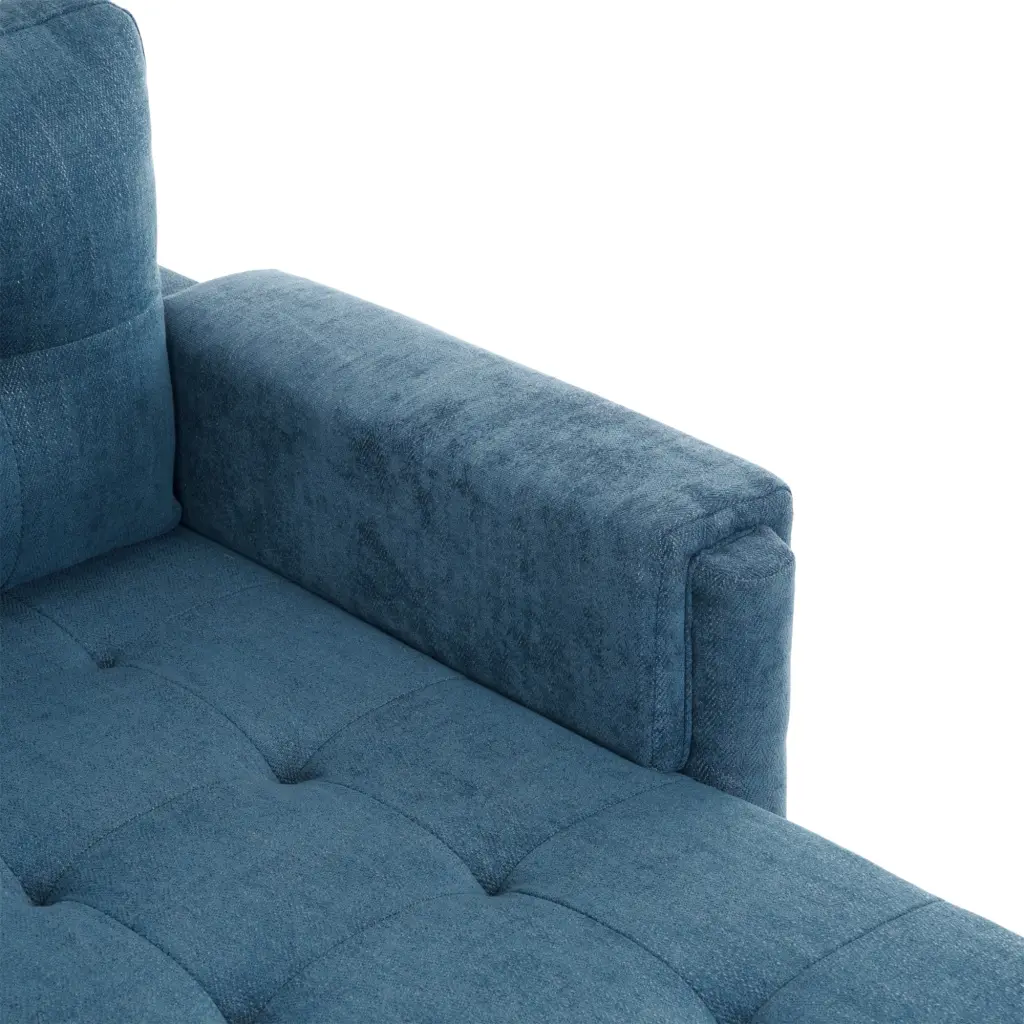 83.4 Inch L Shaped Sectional Sofa Bed Two USB Ports And Movable Chaise rnb