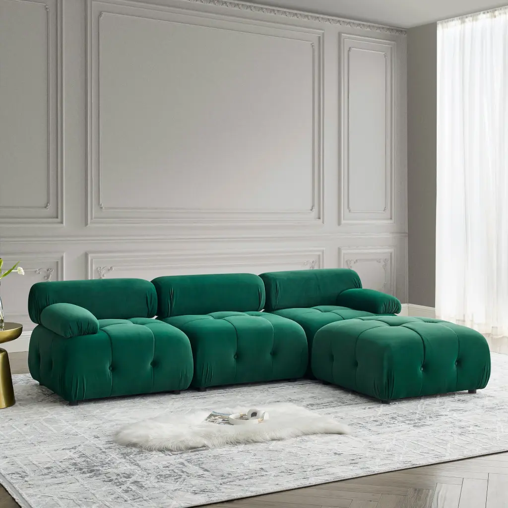 Modular Sectional Sofa Button Tufted Crafted and DIY Combination L Shaped Couch royal star
