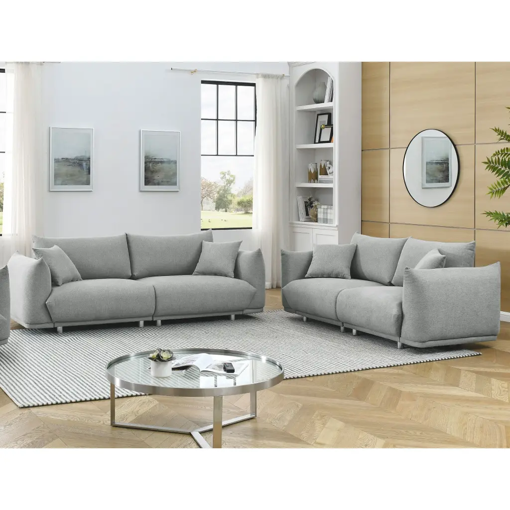 Modern 3 Seater and 2 Seater Combination Sofa Living Room w1193