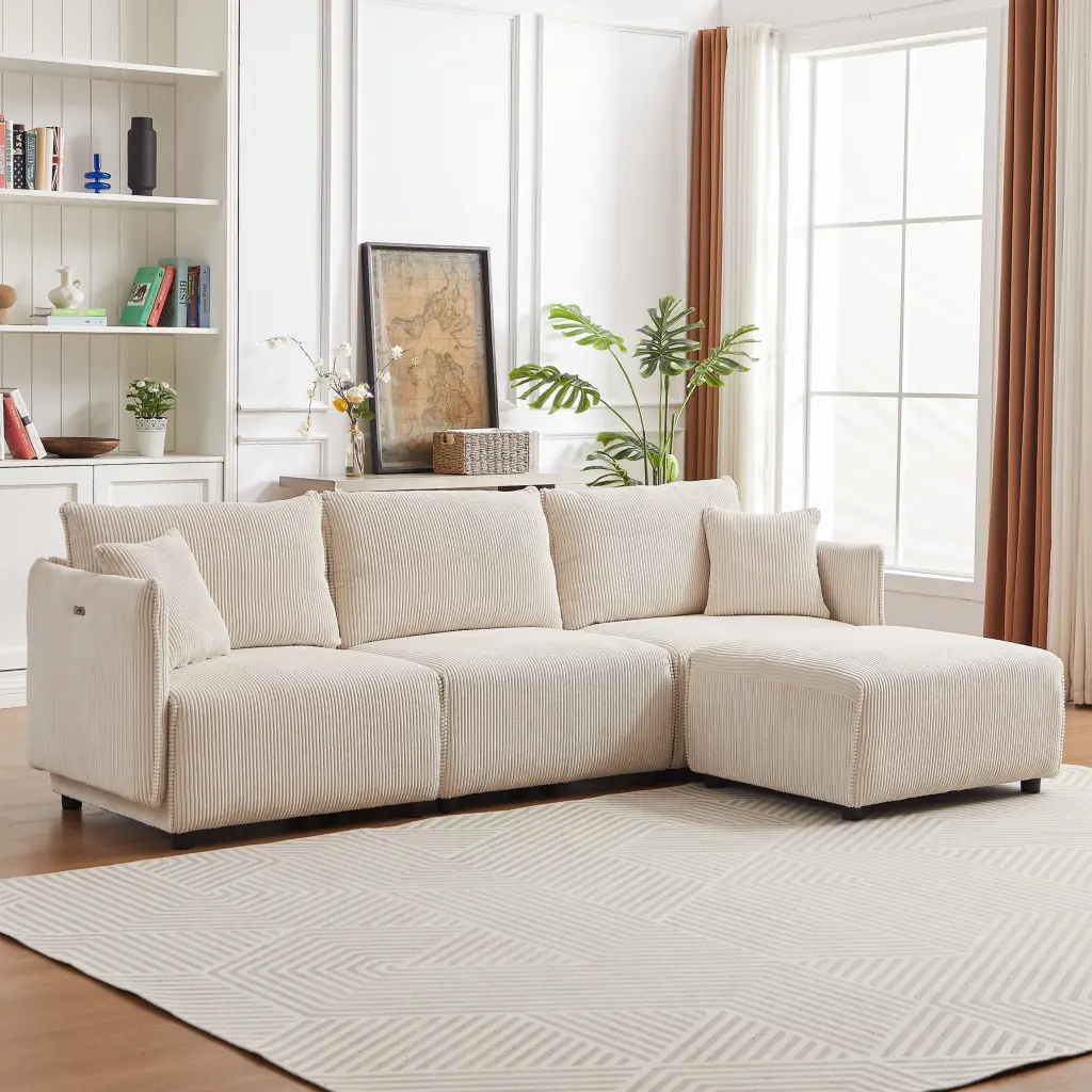 106 Inch Multi Module Combination Style Sofa Living Room and Bedroom w1957