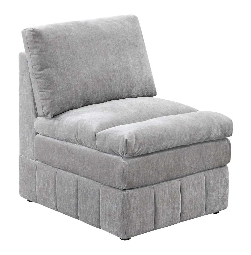 Modular Plush Armless Chair Sectional Sofa Living Room kanepe