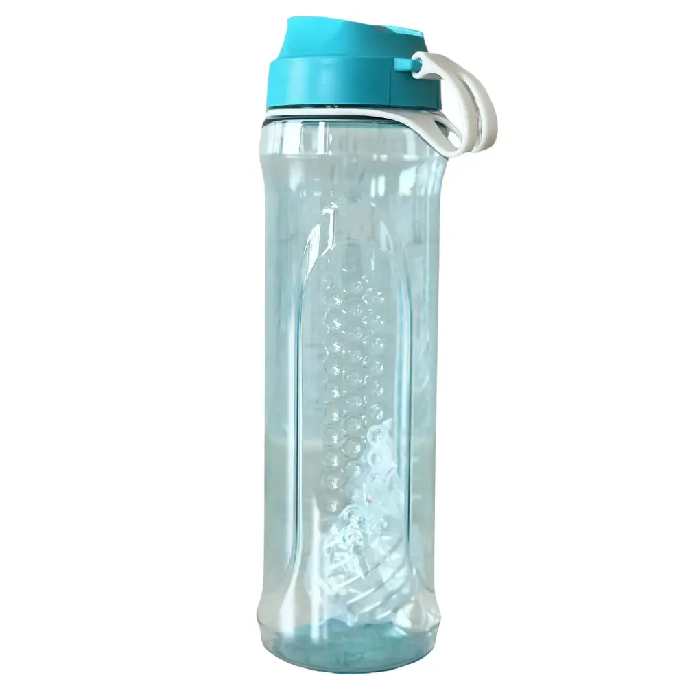 Branq Water Bottle Mixing Ball Smoothies Drinking Bottle made Tritan Storing and Transporting Drinks Model 1991, 610ml, Aqua