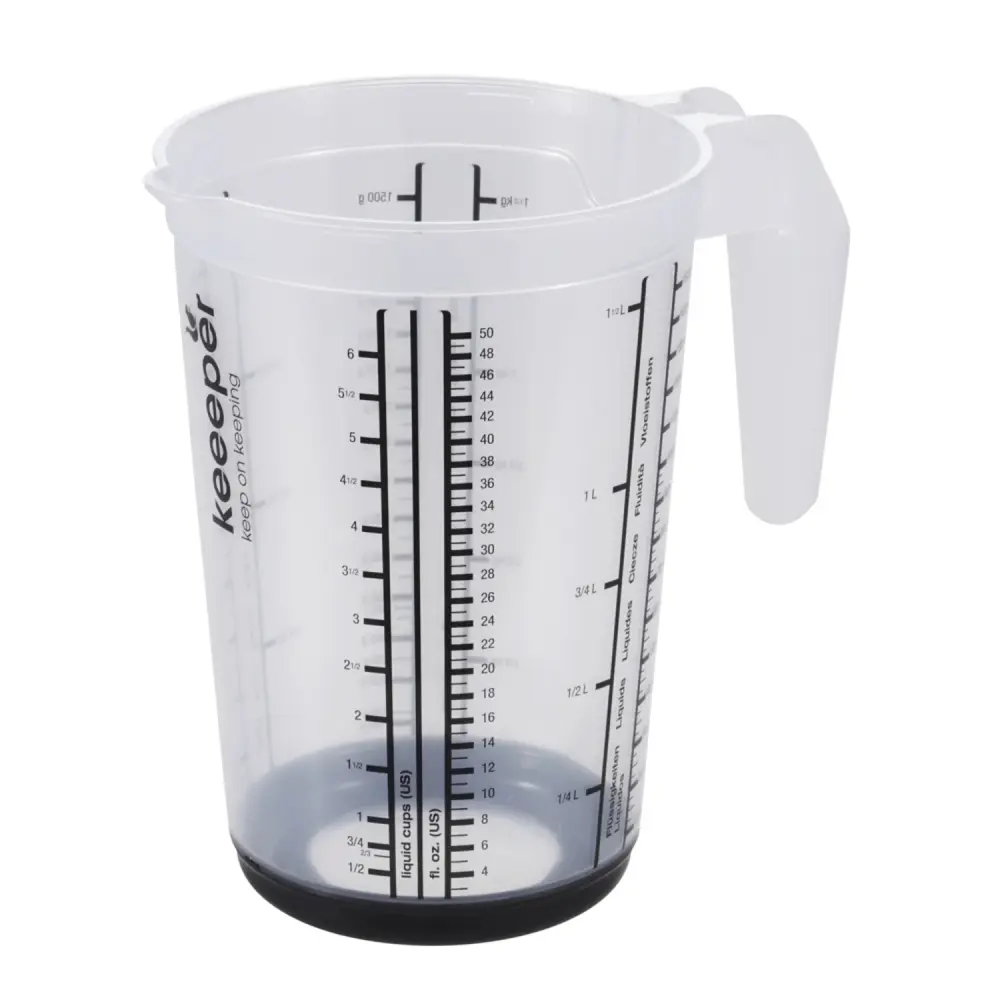 Keeeper Masimmo Measuring Jug Dishwasher Food Safe Comfortable Handle Cooking Baking Non Slip Base Contemporary