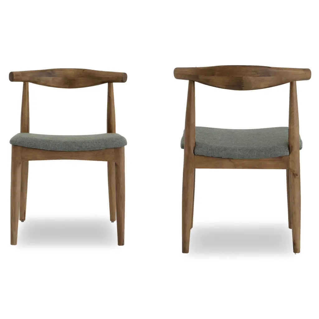 Destiny Dining Chairs Set 2 Gray Fabric Upholstered Modern Kitchen Chairs ashcroft furniture