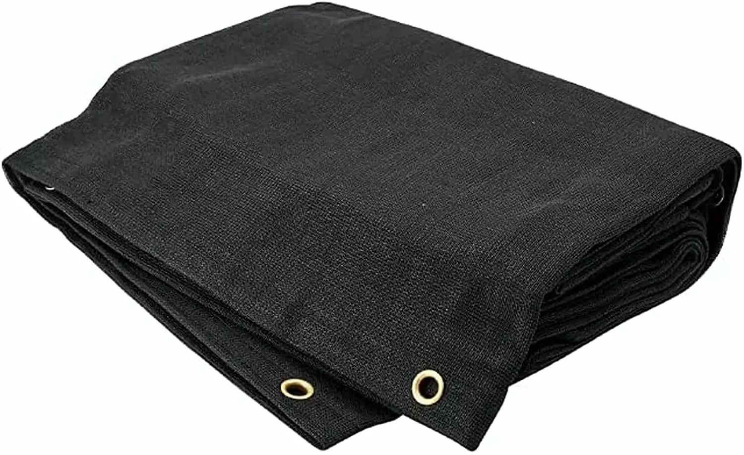 Tarps Now 75% Shade Mesh Tarp 4x10 Feet - Black Aluminum Eyelets 10