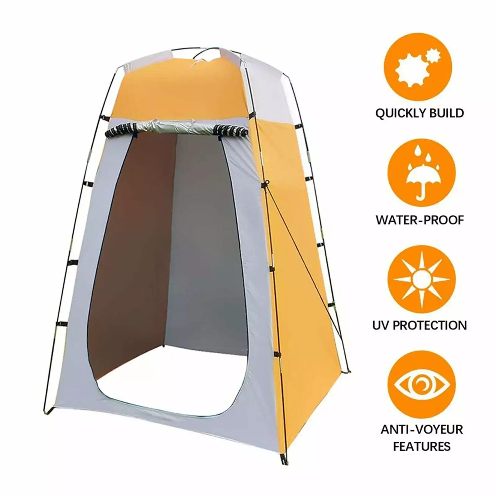 Dingrich Quick Set Up Shower Tent Waterproof Dressing Privacy Tent Camping and Beach