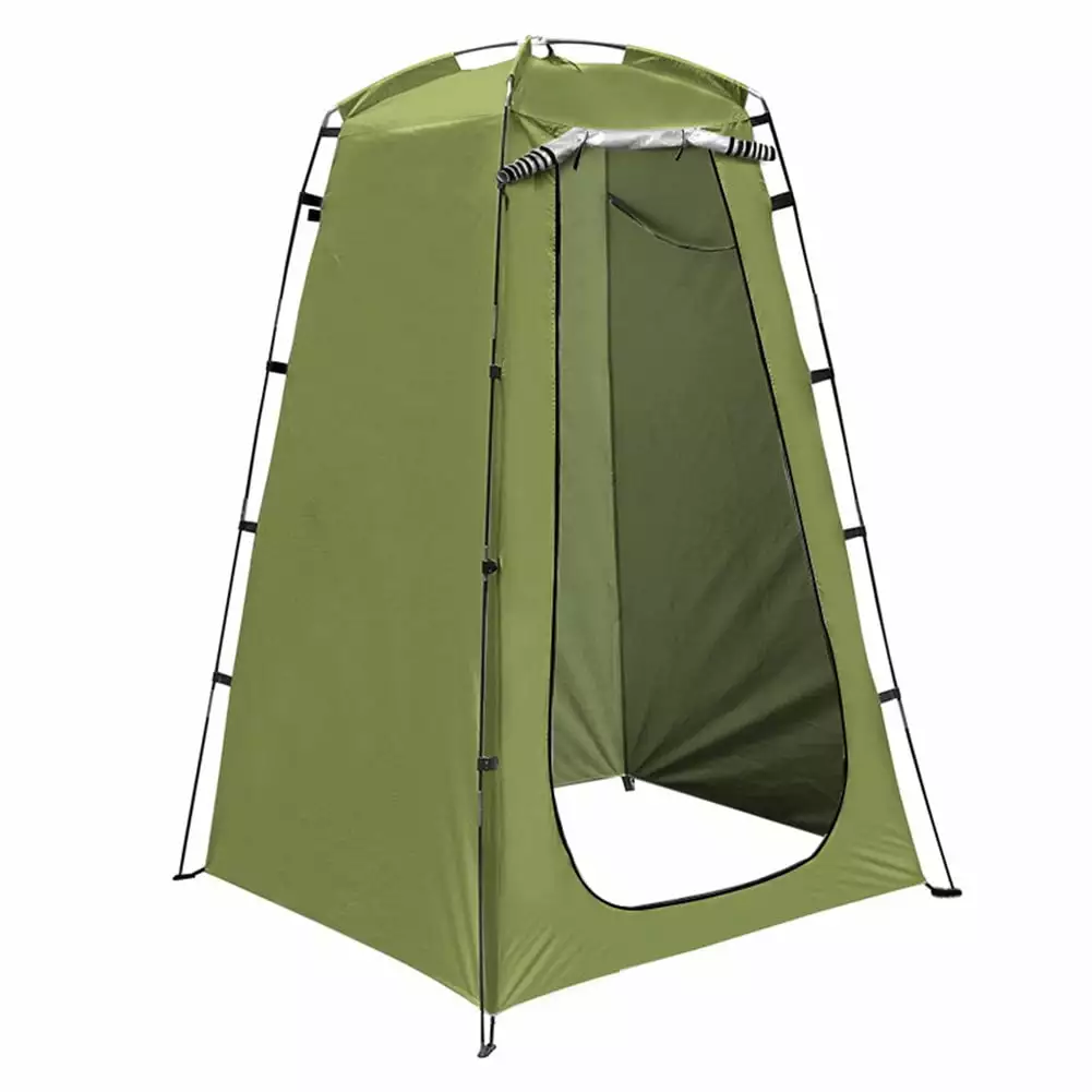 Camping Essentials Portable Outdoor Shower Tent Privacy Shelter Toilet Tent Green