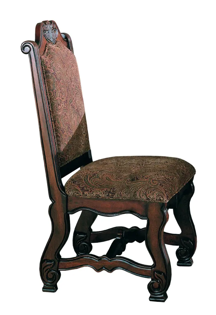 2Pc Formal Traditional Dining Side Chair Upholstered Padded Seat kanepe