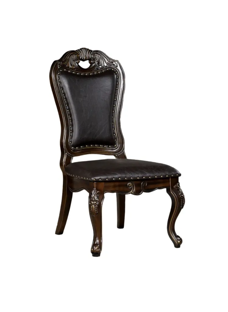 Traditional Classic Design 2PCS Side Chairs Walnut Solid Timber Dining Room kanepe