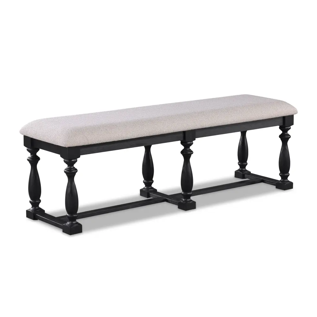 Transitional Vintage Style Charcoal Black Finish Side Table kanepe