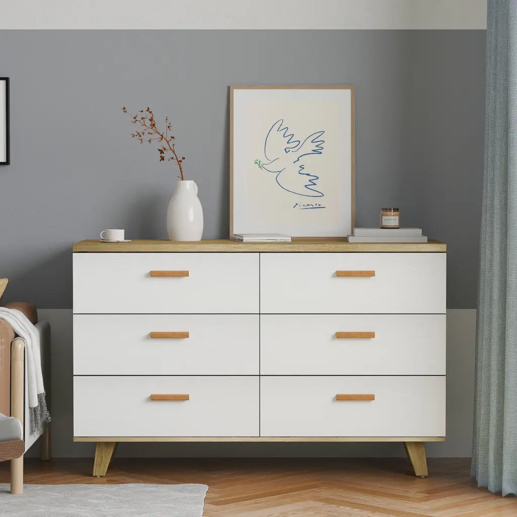 Drawer Dresser Cabinet Bar Cabinet Buffet Sideboard Storage Cabinet jxy furniture