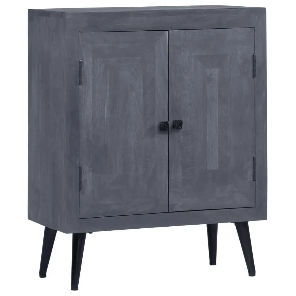 Sideboard 23.6x11.8x29.9 Inches Solid Mango Wood Entryway Storage Cabinet