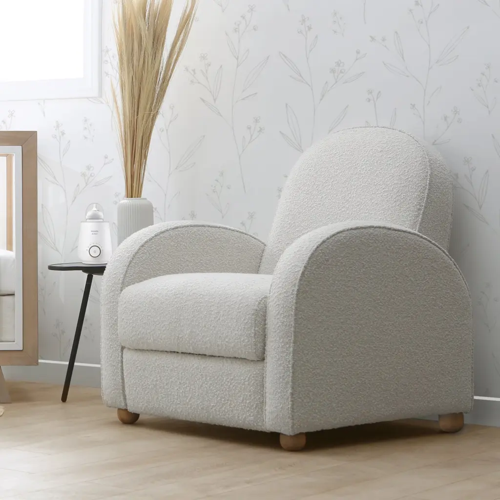 Uma Reclining Chair Cream Material b2714