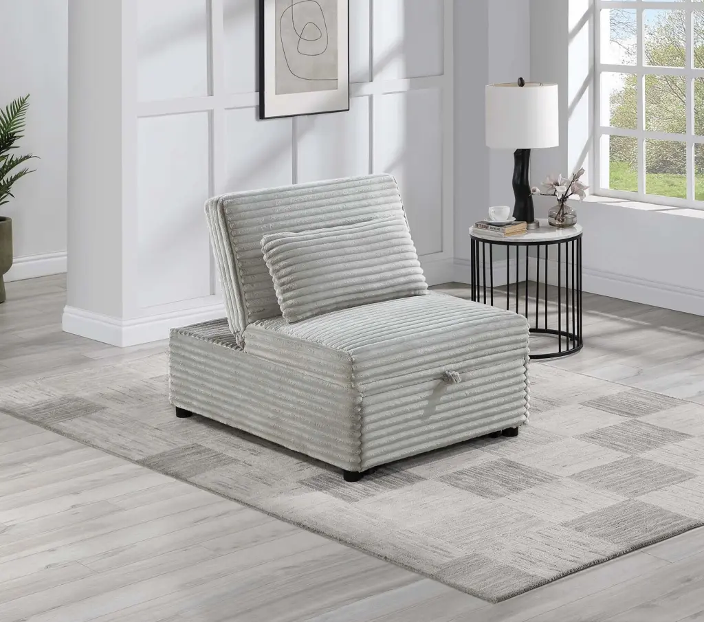 Contemporary Sleeper Sofa Chair Pillow Plush Tufted Seat Convertible Lounge Chair kanepe