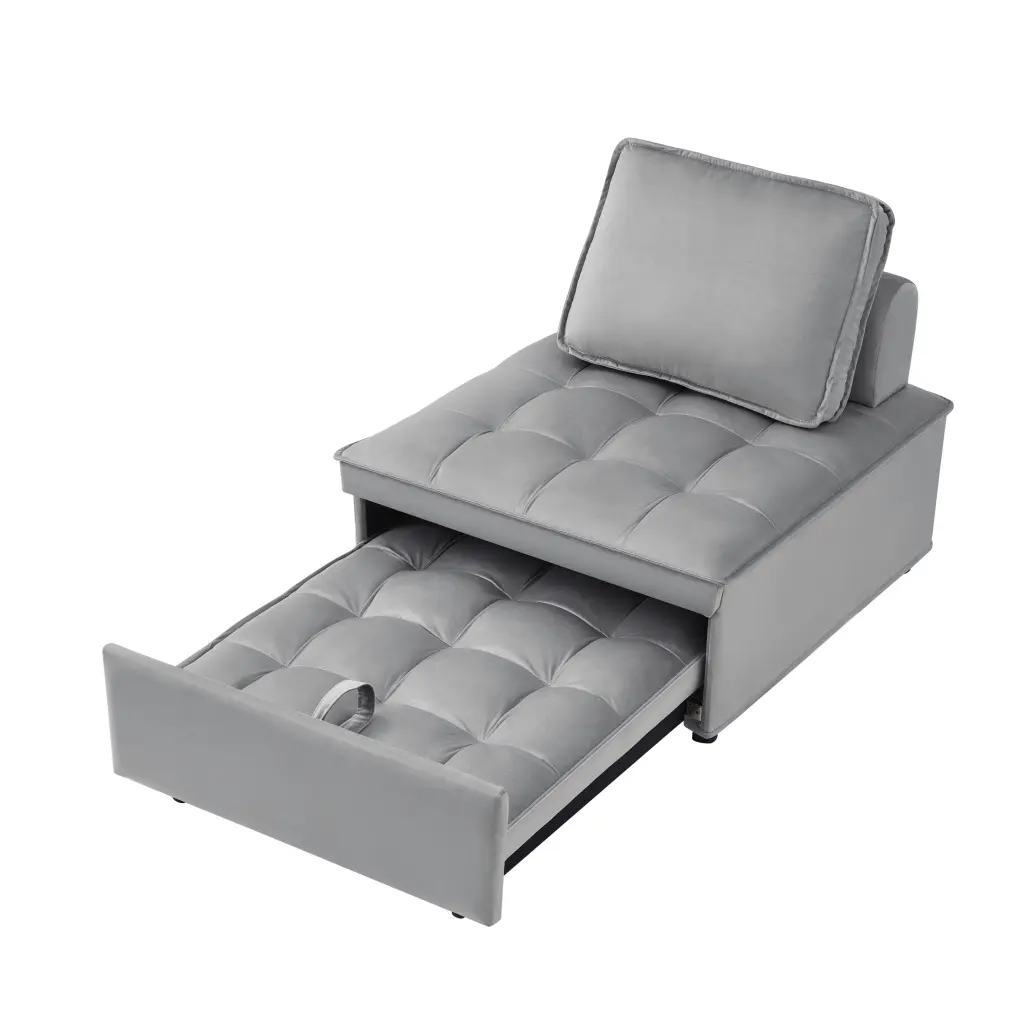 Sleeper Chair Bed Pull Out Sofa Bed Adjustable Backrest lefeng