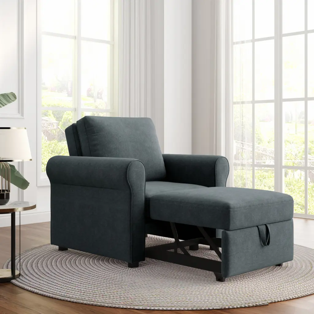 3 1 Sofa Bed Chair Convertible Sleeper Adjustable Backrest bed best