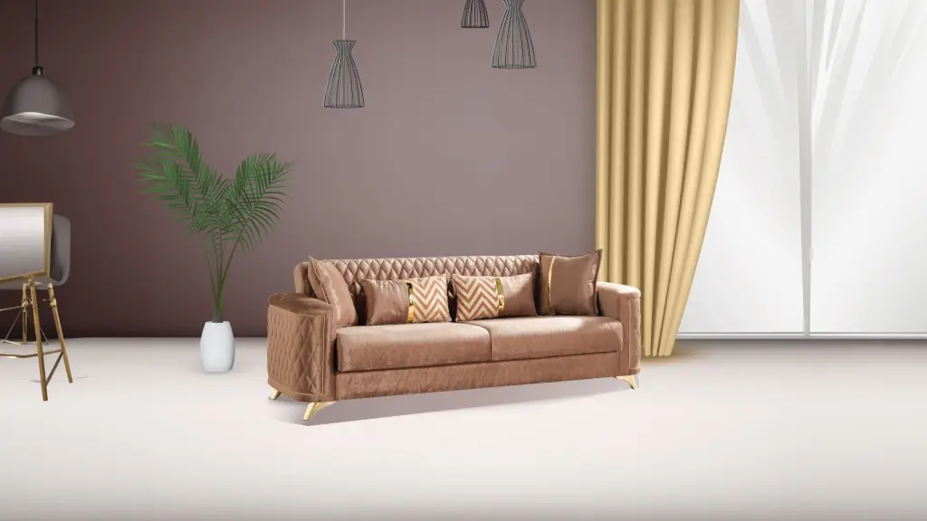 Luna Modern Style Sleeper Sofa Made Timber Conductive Metal Hue galaxy home furnishings