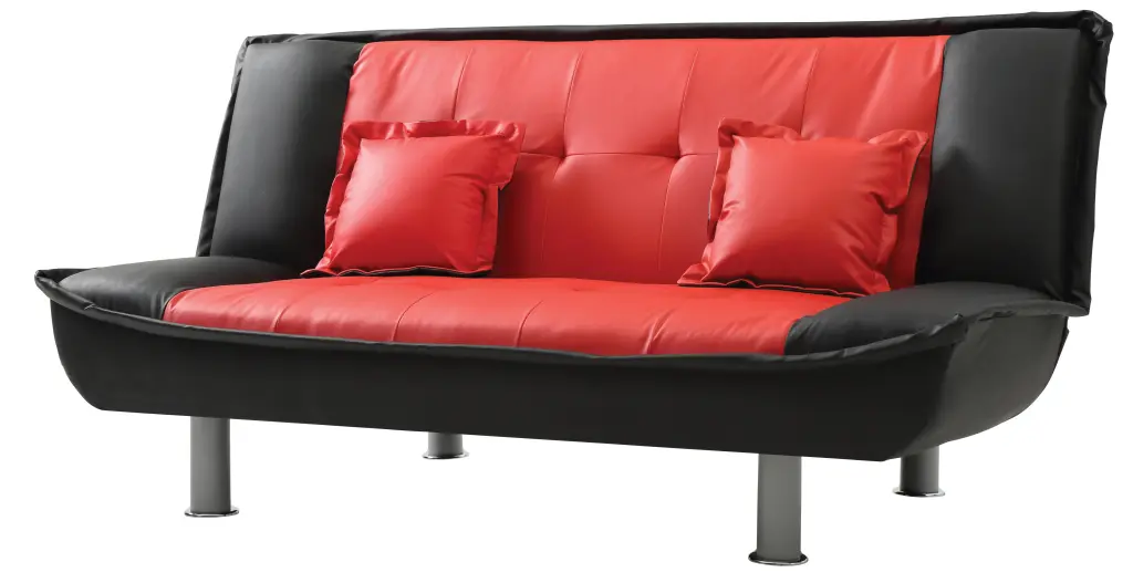Lionel G136 S Sofa Bed Black Black Foam Pu - Convertible Sleeper Sofa glory furniture