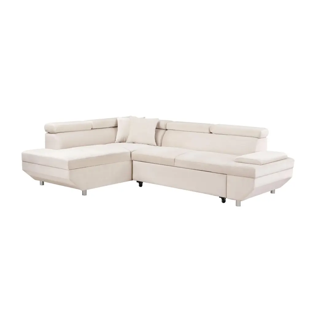 L Influence Sleeper Sofa 2 1 Pull Out Couch Bed Face Right Pull justone interior