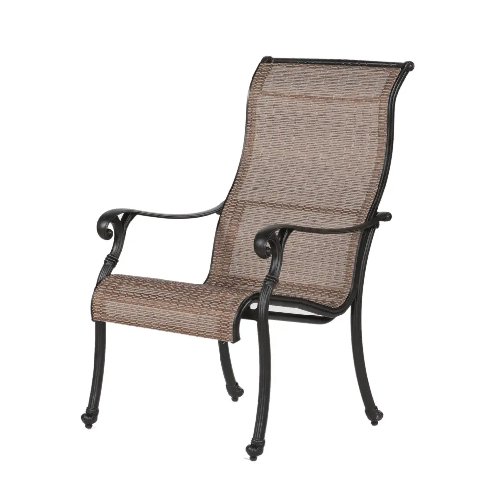 Patio Outdoor Sling Patio 2 Chairs Light Metal Frame All Weather Furniture Backyard gathercraft