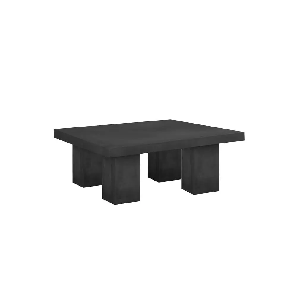 Ella Square Coffee Table Small Ivory Concrete American Home Classic