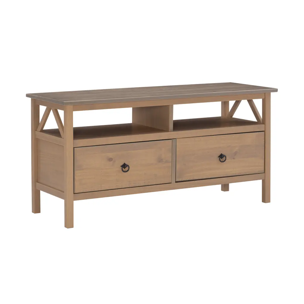 Linon Home Titian TV Stand TVs up to 40 Inches Multiple Colors Media Console