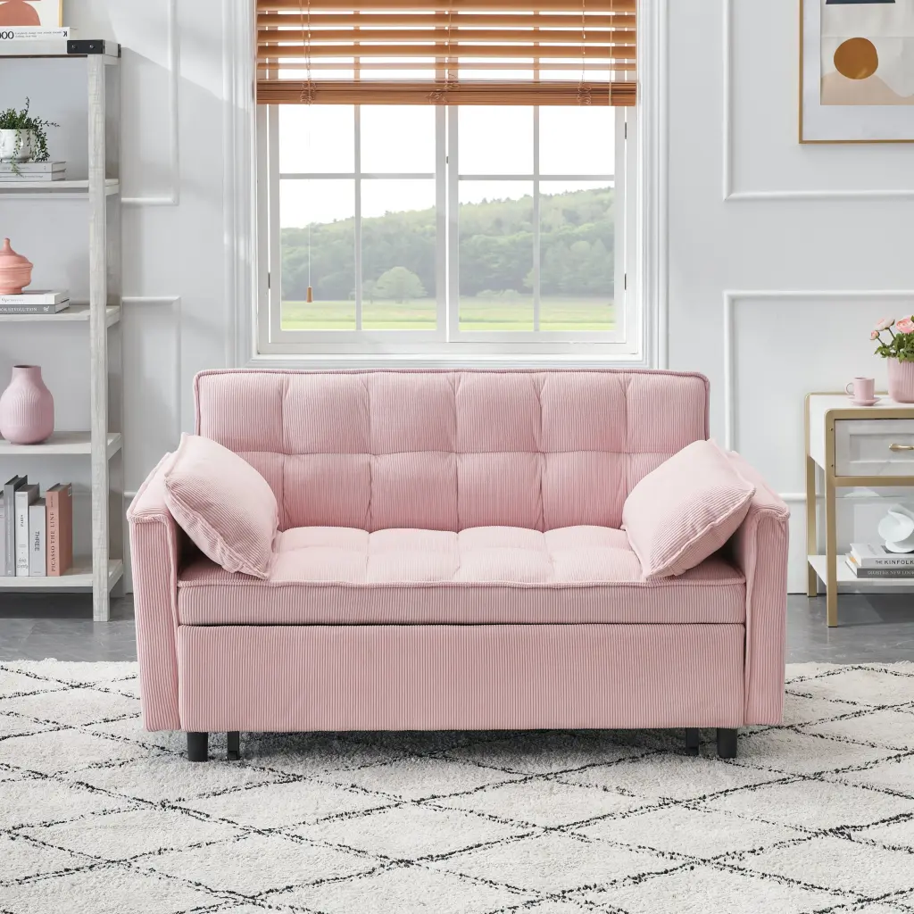 Folding Sofa Bed Customizable Back Access to Sofa Recliner Single Bed fan chen furniture