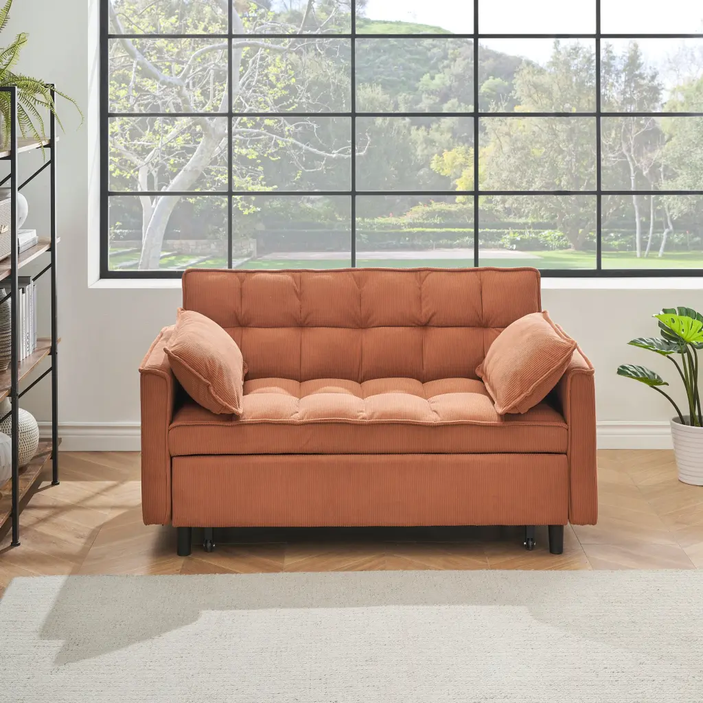 Folding Sofa Bed Recliner Convertible Single Bed Adjustable Back fan chen furniture