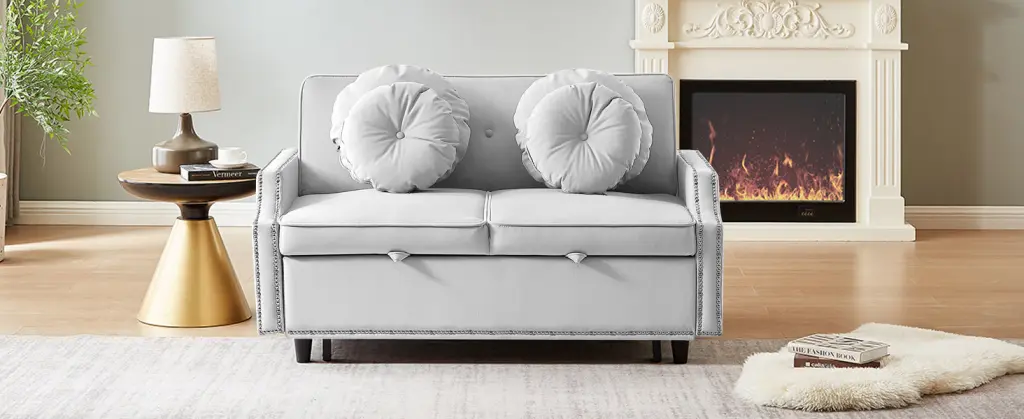 54.7 Inches Multiple Customizable Positions Sofa Bed Chic Sofa Bed Bed rnb