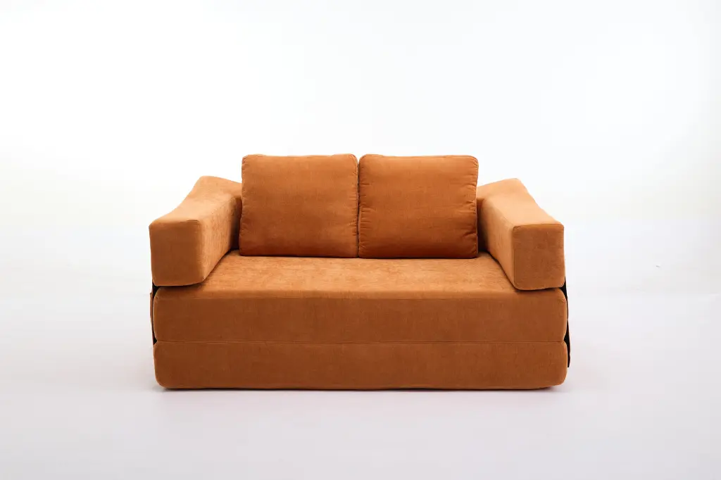 Modern Minimalist Sofa Fold Out Sofa Bed Convertible Floor Couch rnb