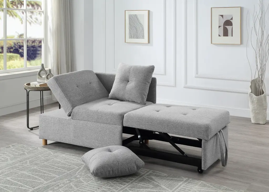 4 1 Convertible Sofa Single Extendable Sofa 6 Positions Adjustable fullbarn e-commerce