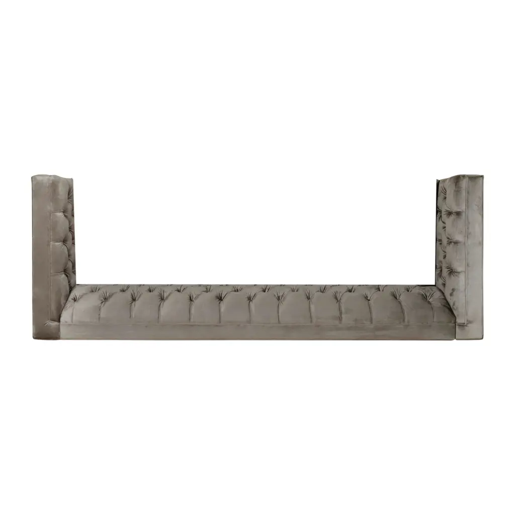 3 Seater Sofa Grey Material Comfortable Couch Living Room nh-comfortcove