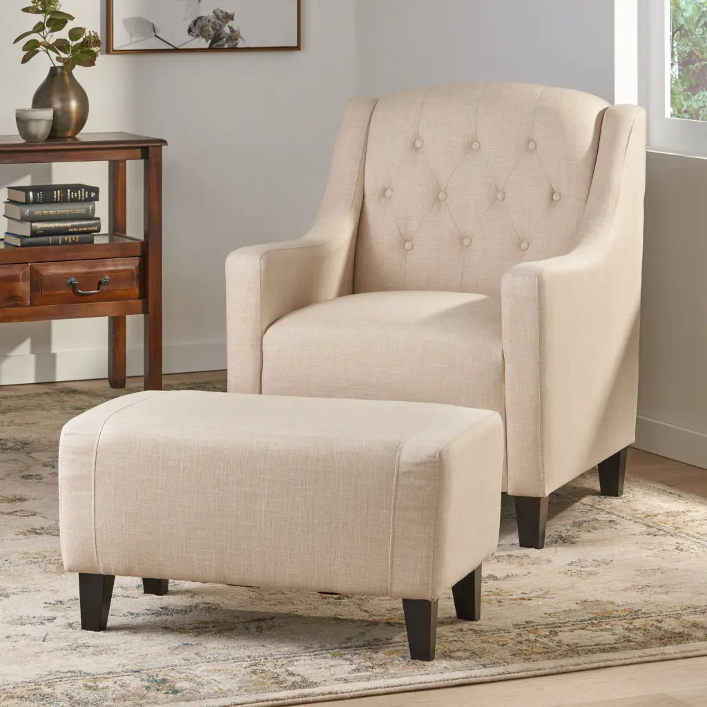 Giada Set 53385.00 53104.00 Beige Brown Material Sofa nh-perfect home
